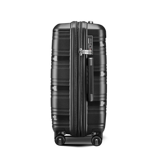 Luggage 4 Piece Sets, Hard Shell Lightweight TSA Lock Carry On Expandable Suitcase With Spinner Wheels Travel Set For Men Women Vibrant Vaults