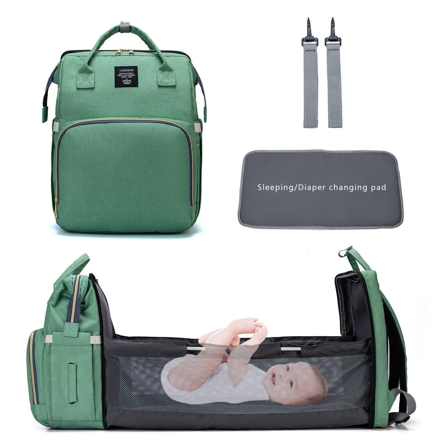 Large Capacity Diaper Bag Mummy Nursing Nappy Backpacks Travel Baby Vibrant Vaults