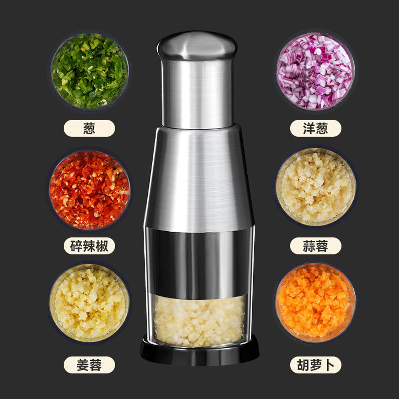 Garlic Crusher Onion Chopper Multipeler Vegetables Chopper Manual Garlic Press Machine Garlic Squeezer Kitchen Gadget Vibrant Vaults