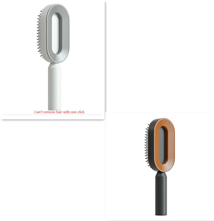 Self Cleaning Hair Brush For Women One-key Cleaning Hair Loss Airbag Massage Scalp Comb Anti-Static Hairbrush Vibrant Vaults
