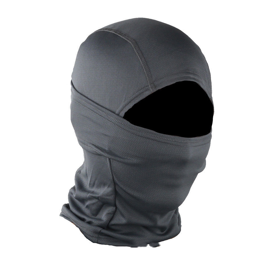 Solid Color Quick-drying Breathable Mask Tactical Protective Headgear Outdoor Cycling Full Face Protection Vibrant Vaults