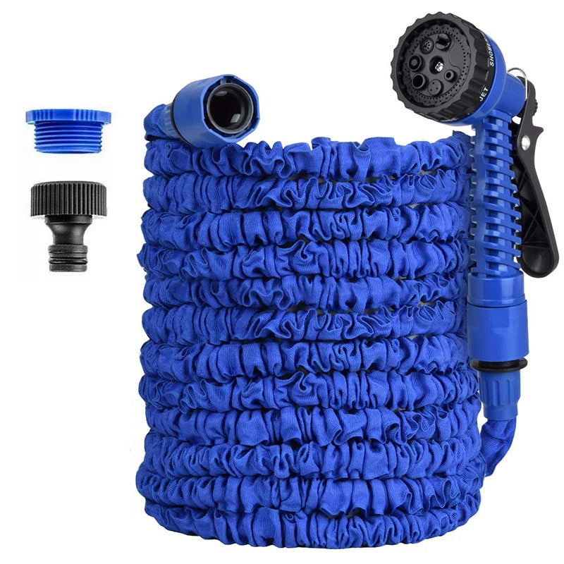25FT-200FT Garden Hose Expandable Magic Water Pipes Home Garden Daily Watering Tools High-Pressure Car Wash Cleaning Water Gun Vibrant Vaults