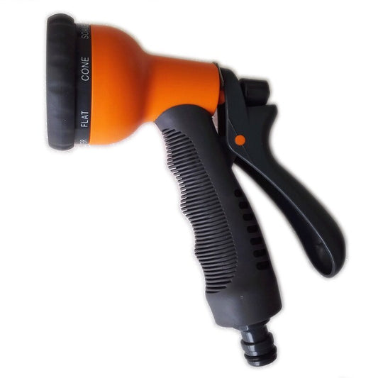 8 Pattern Garden Water Gun Hose Nozzle Mutifunctional Household Car Washing Yard Water Sprayer Pipe Tube Nozzle Sprinkle Tools Vibrant Vaults