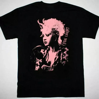 ~HOT NEW~ Cyndi Lauper artwork Cotton Multicolor T-shirt S-5XL