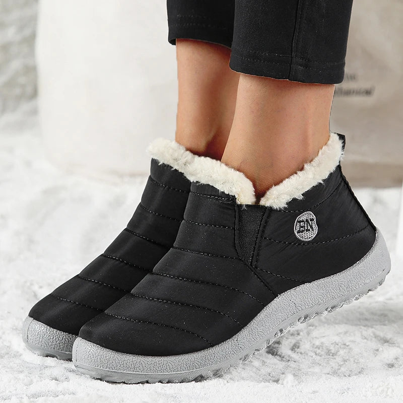 Winter Warm Shoes Women Flats Comfortable Women's Shoes Ankle Sneakers Women Short Breathable Shoes Woman Zapatos De Mujer