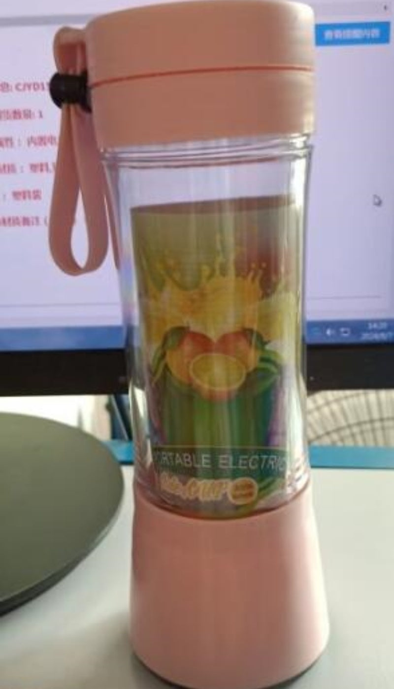 Portable Blender With USB Rechargeable Mini Kitchen Fruit Juice Mixer Home Simple Portable Electric Mini Juicer Vibrant Vaults