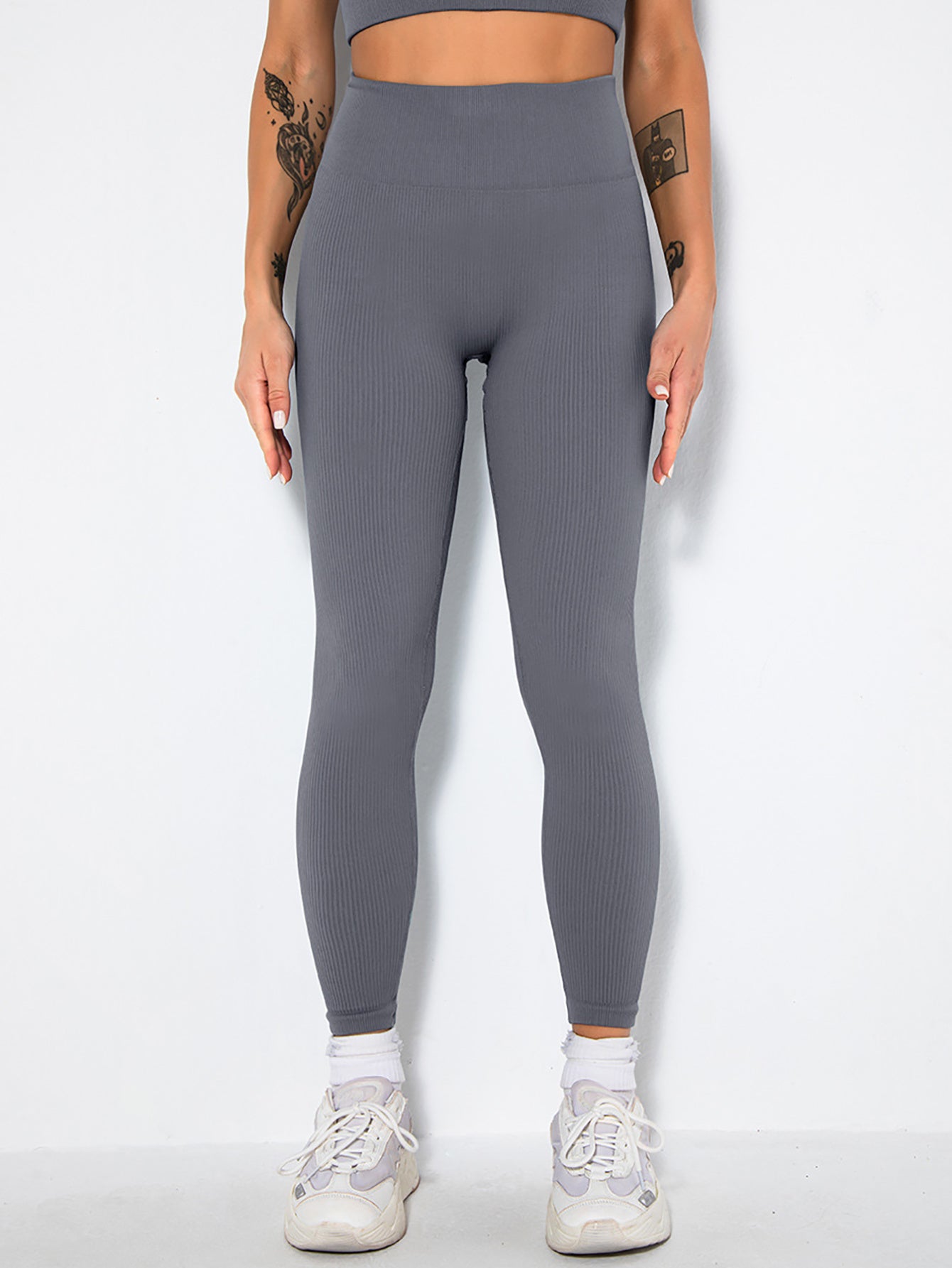 3 Pack Womens Seamless Ribbed Leggings Soft Slimming Yoga Pants, Ribbed Yoga Pants High Waisted Gym Leggings Sport Women Fitness Seamless Female Vibrant Vaults
