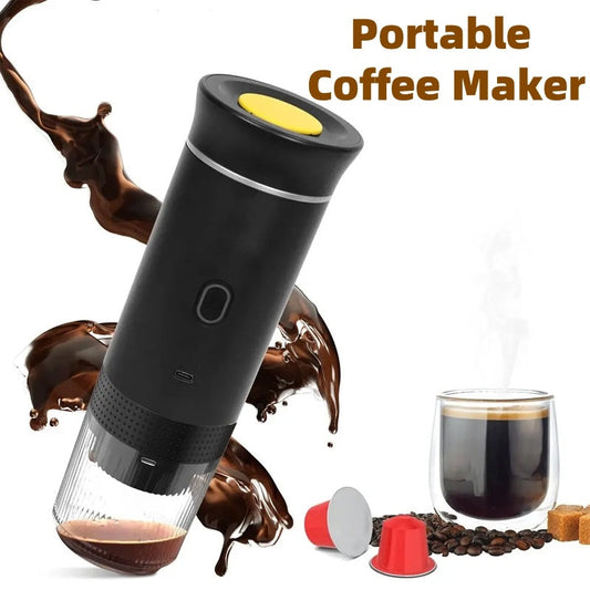 Electric Grinder Coffee Travel Handy 3 In1 Espresso Portable Coffee Espresso Maker Machine Cafe Portable Capsule Coffee Machine Kitchen Gadgets Vibrant Vaults