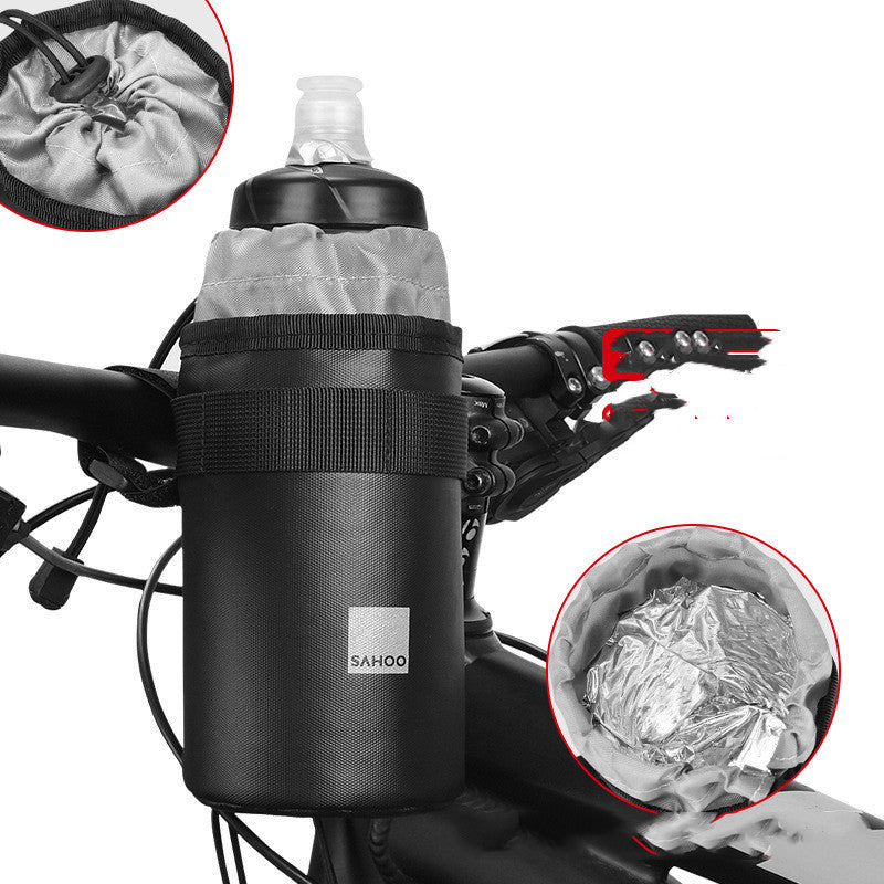 Bicycle Water Bottle Chartered Car Front Bag Thermal Insulation Polyester Cycling Bag Vibrant Vaults
