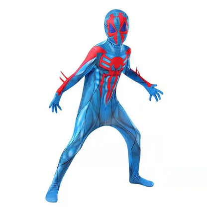 High Quality Superhero Spidermans Costume Bodysuit For Kids Adult Spandex Zentai Halloween Party Cosplay Jumpsuit 3D Style