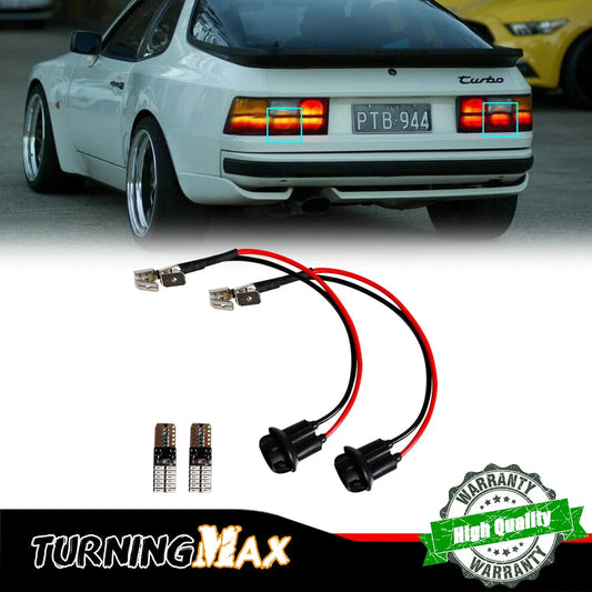 Red LED Add-On Extension Tail Lights Mod For 1977-1988 Porsche 924 & 1982-1991 Porsche 944 & 1986-1991 Porsche 951 Vibrant Vaults