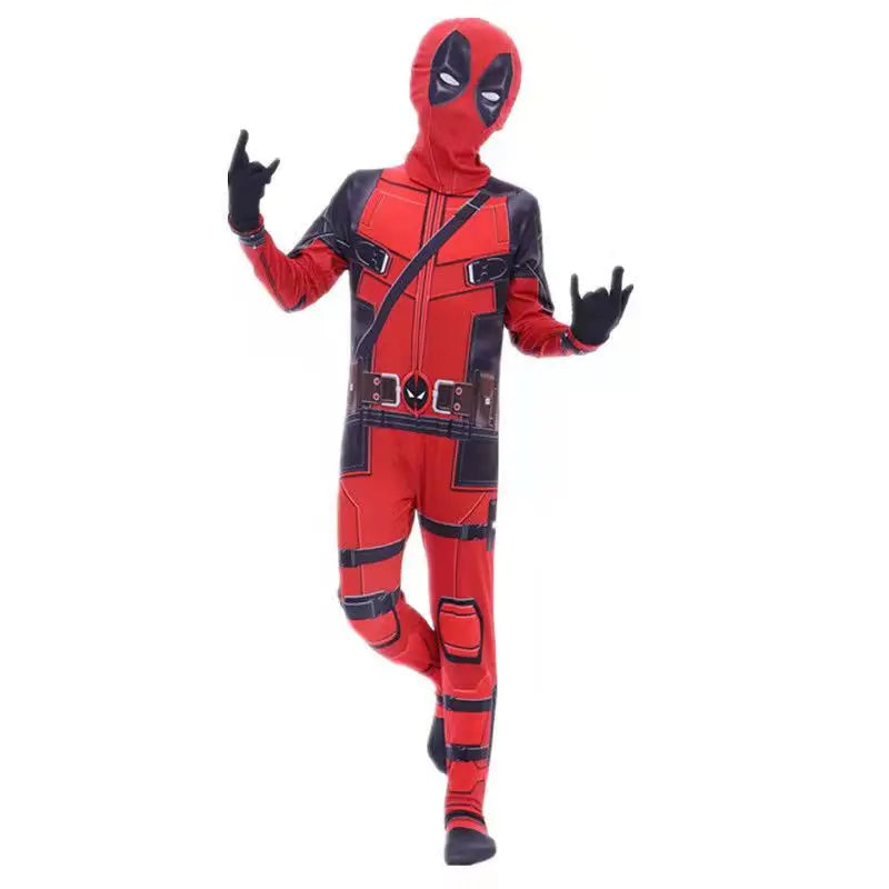 High Quality Superhero Spidermans Costume Bodysuit For Kids Adult Spandex Zentai Halloween Party Cosplay Jumpsuit 3D Style