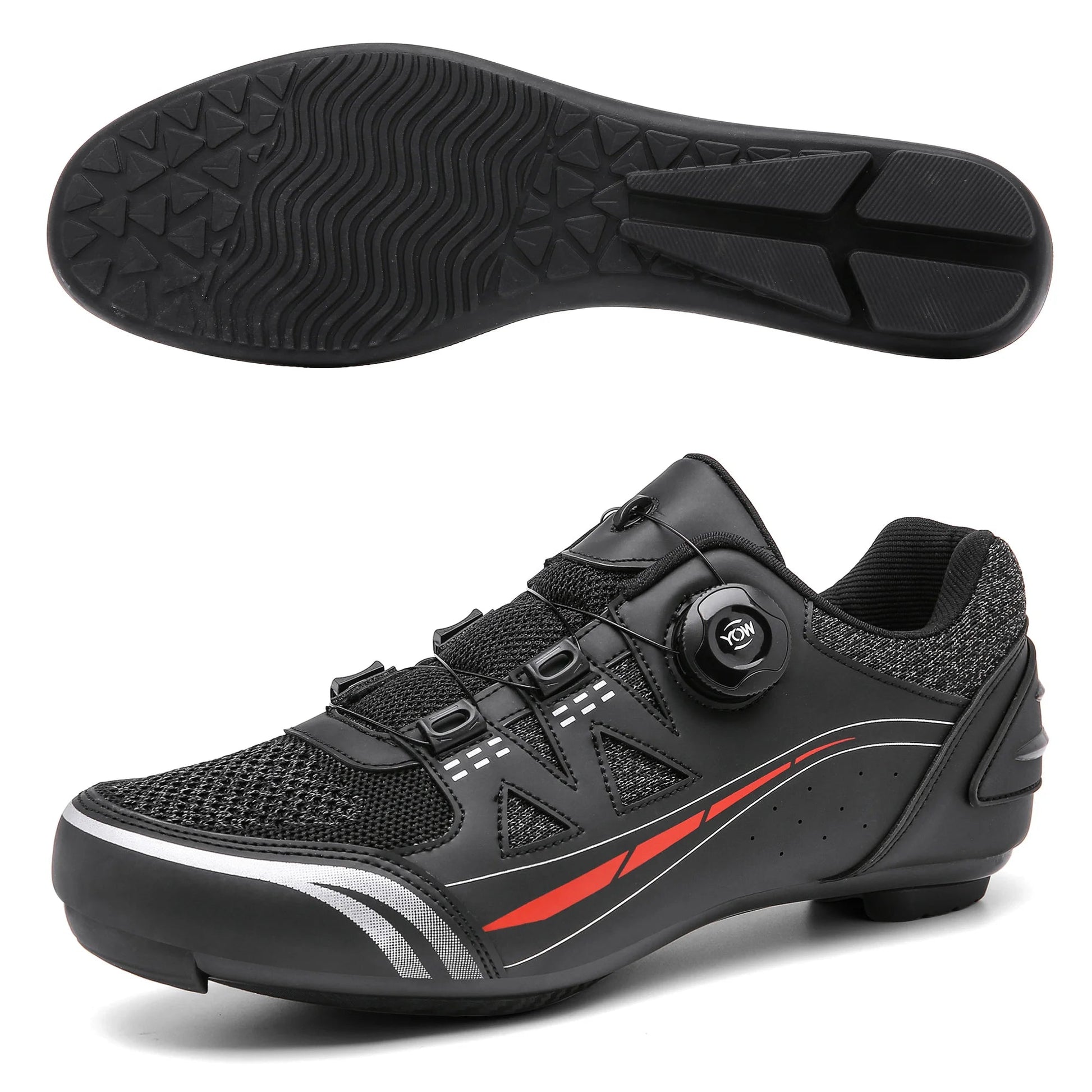 Men’s Cycling Shoes Self-locking Off-road Cycling Sneakers Women Mountain Bicycle Shoes Mesh Racing Shoes Dirt Road Bike Shoes Vibrant Vaults