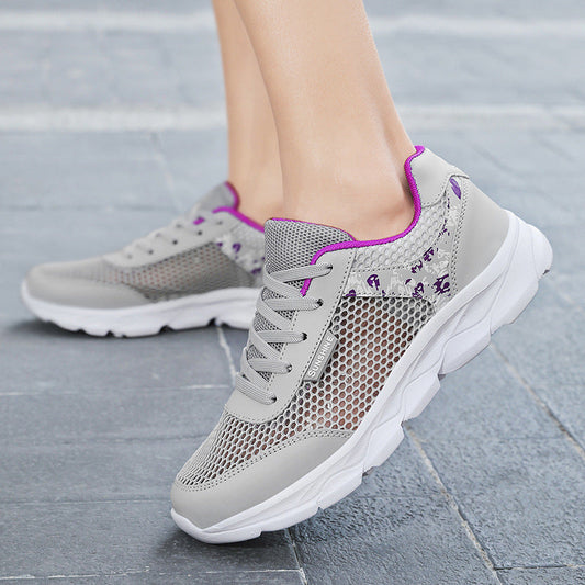 Women's Lightweight Summer Breathable Mesh Mom Sneakers Vibrant Vaults