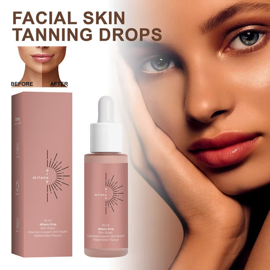 Tanning Face Serum Face Body Tanning Bed Outdoor Fine Line Repair Skin Serum Dark Bronzer Self Tanning Serum Drops Vibrant Vaults
