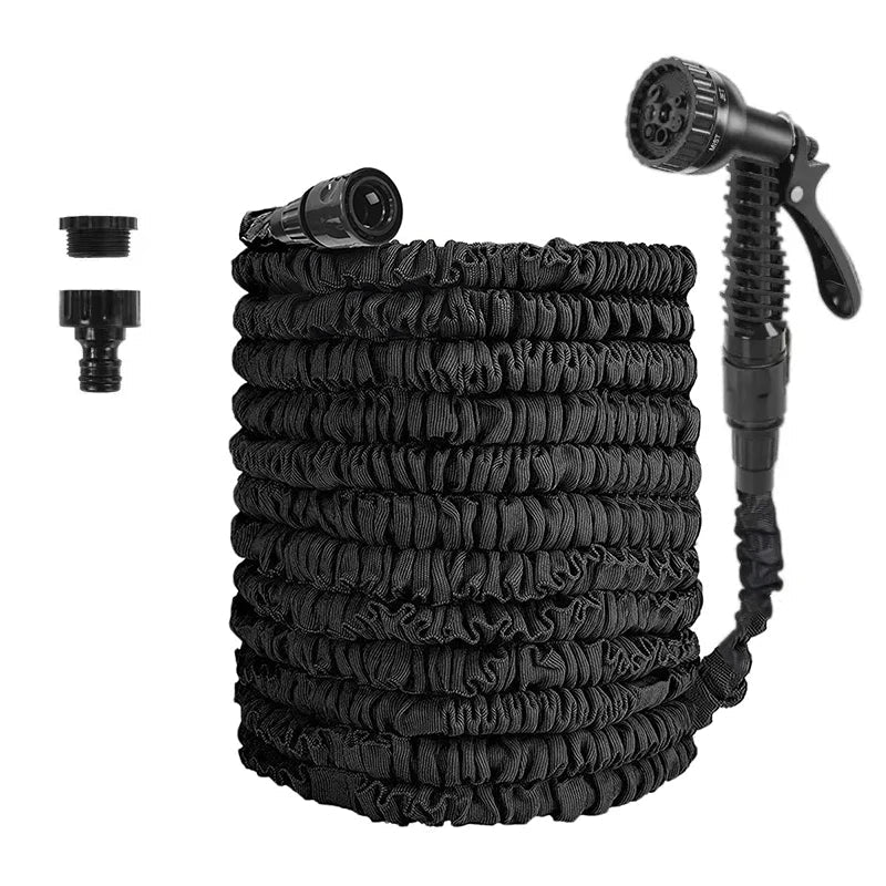 25FT-200FT Garden Hose Expandable Magic Water Pipes Home Garden Daily Watering Tools High-Pressure Car Wash Cleaning Water Gun Vibrant Vaults