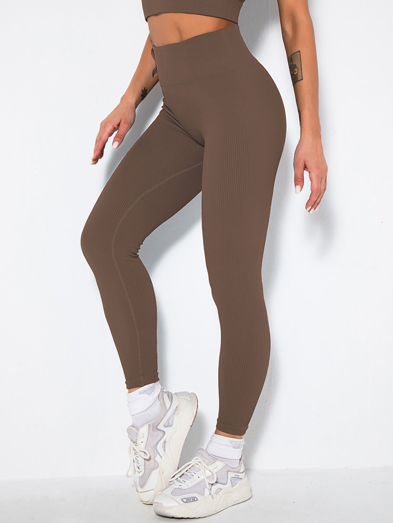 3 Pack Womens Seamless Ribbed Leggings Soft Slimming Yoga Pants, Ribbed Yoga Pants High Waisted Gym Leggings Sport Women Fitness Seamless Female Vibrant Vaults