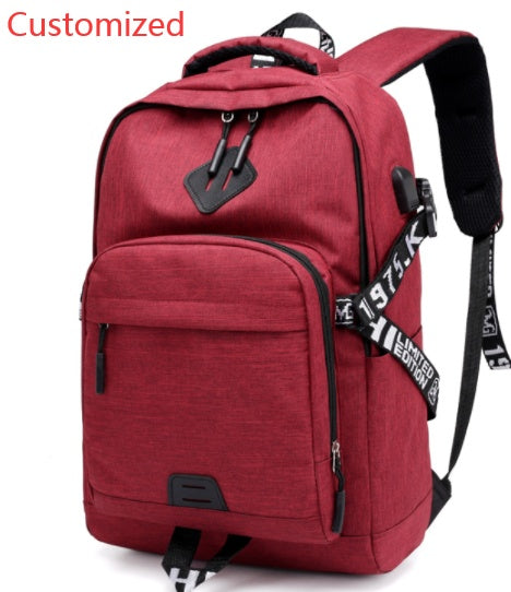Laptop Backpack USB Charge Backpacks Vibrant Vaults