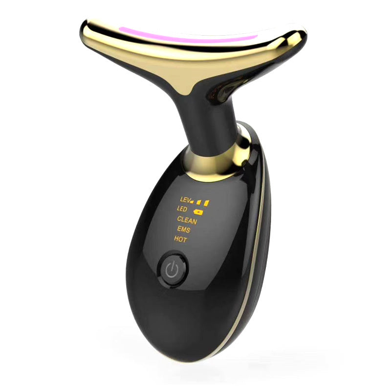 EMS Thermal Neck Lifting And Tighten Massager Electric Microcurrent Wrinkle Remover Vibrant Vaults