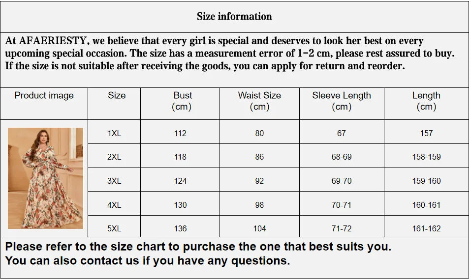 Plus Size Printed Casual Dress  Evening gown Ball dress Party dress