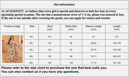 Plus Size Printed Casual Dress  Evening gown Ball dress Party dress