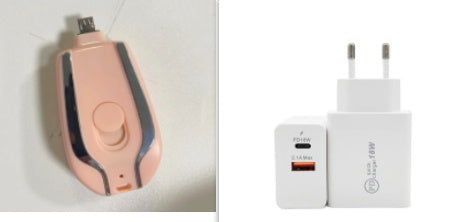 1500mAh Mini Power Emergency Pod Keychain Charger With Type-C Ultra-Compact Mini Battery Pack Fast Charging Backup Power Bank Vibrant Vaults