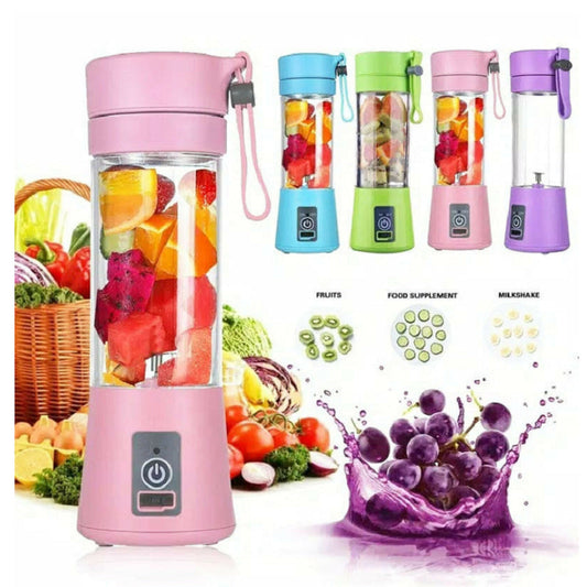 Portable Blender With USB Rechargeable Mini Kitchen Fruit Juice Mixer Home Simple Portable Electric Mini Juicer Vibrant Vaults