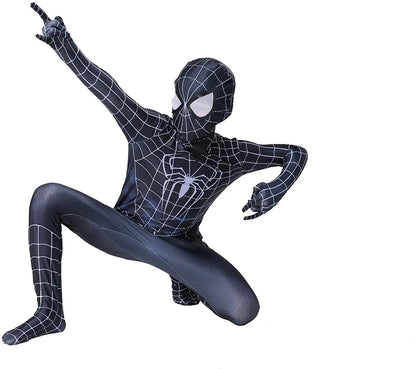 High Quality Superhero Spidermans Costume Bodysuit For Kids Adult Spandex Zentai Halloween Party Cosplay Jumpsuit 3D Style