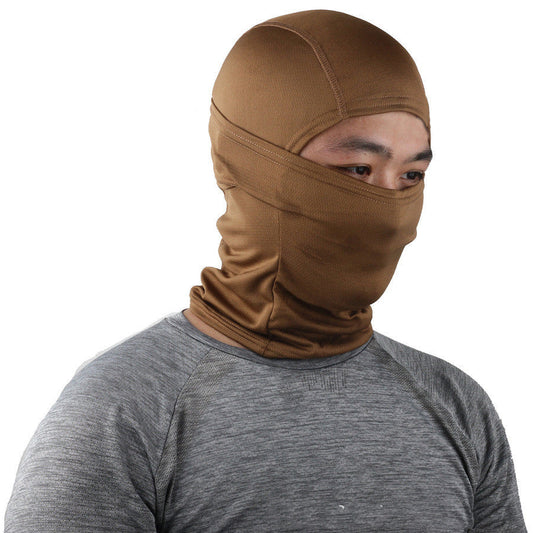 Solid Color Quick-drying Breathable Mask Tactical Protective Headgear Outdoor Cycling Full Face Protection Vibrant Vaults