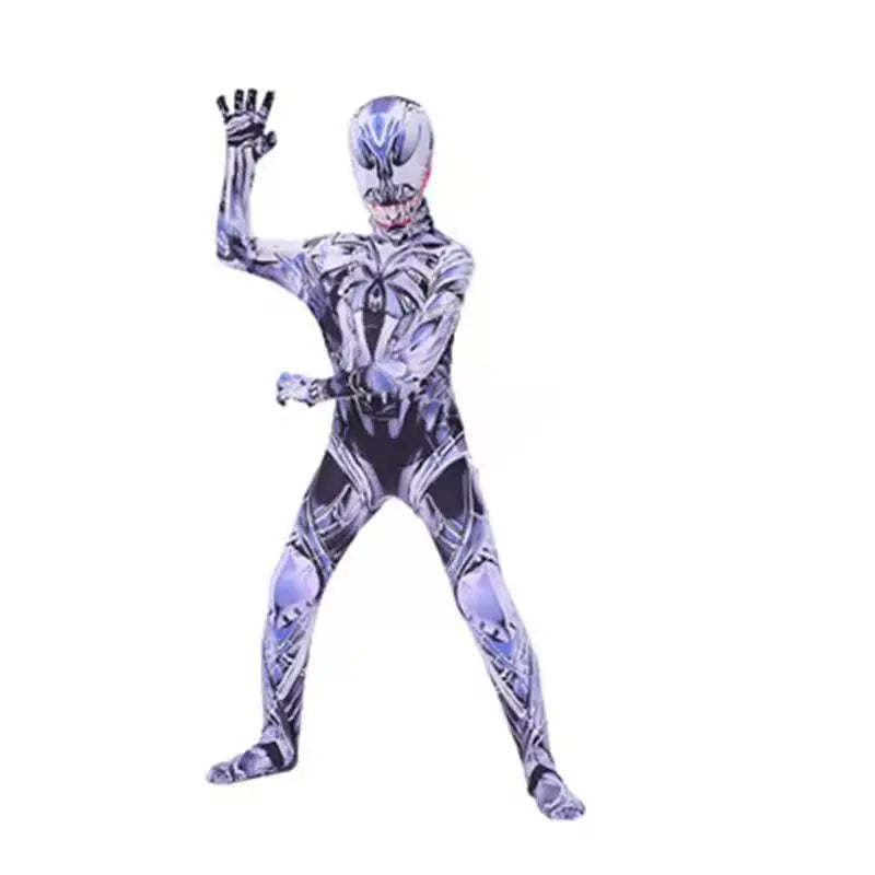 High Quality Superhero Spidermans Costume Bodysuit For Kids Adult Spandex Zentai Halloween Party Cosplay Jumpsuit 3D Style