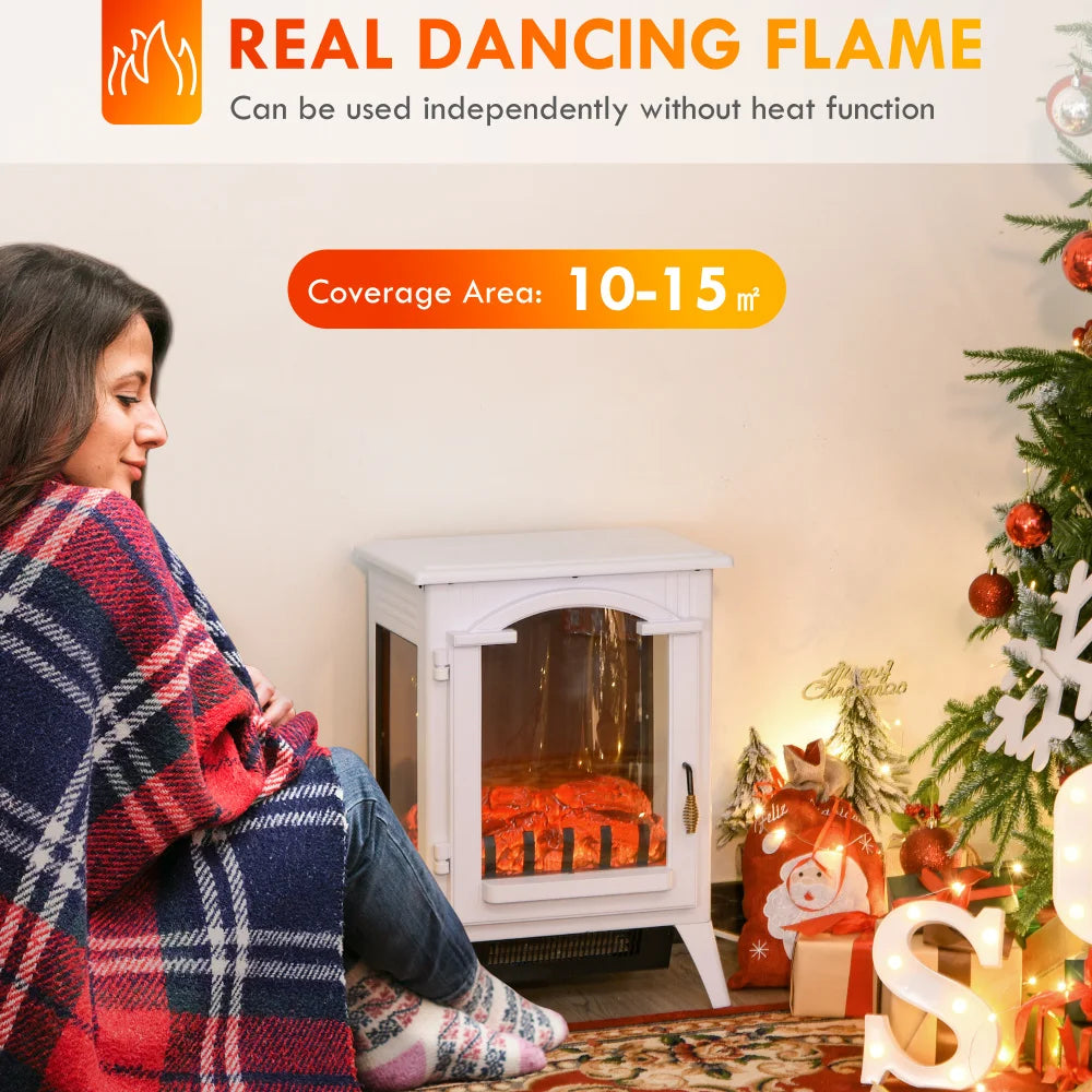 23 "Electric Fireplace, electric heater, Fire Place Heater adjustable temperature, overheat protection, Space Saving